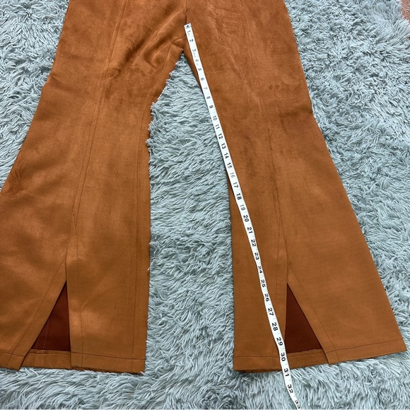 CRVY Real Deal Slit Vegan Suede Pants size 31 - Picture 6 of 11
